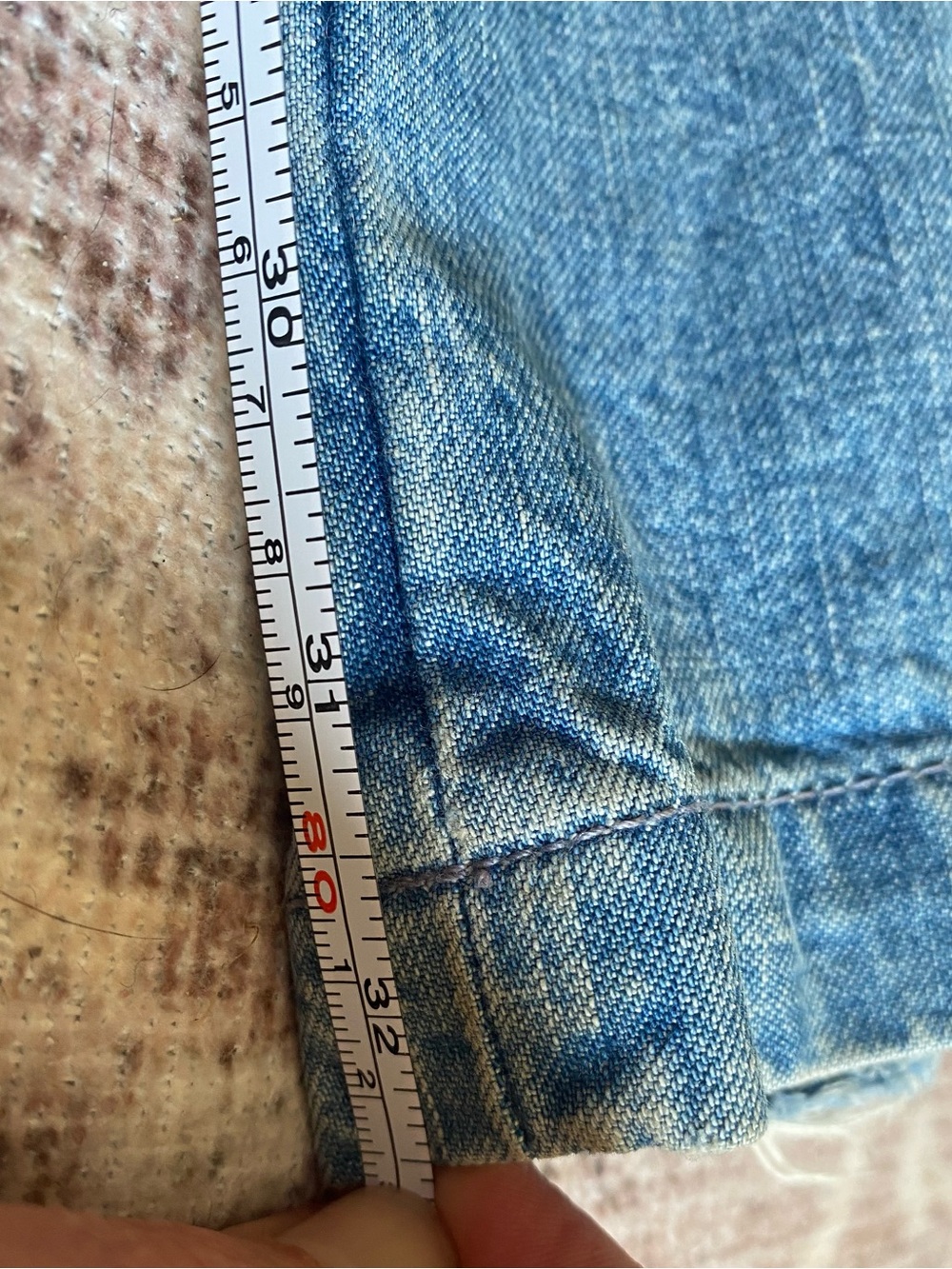 SEZANE Martin Pant in Chambray Sz 38 - Picture 7 of 9